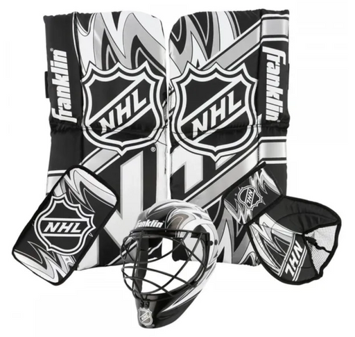 Franklin NHL Mini Hockey Goalie Equipment and Mask Set