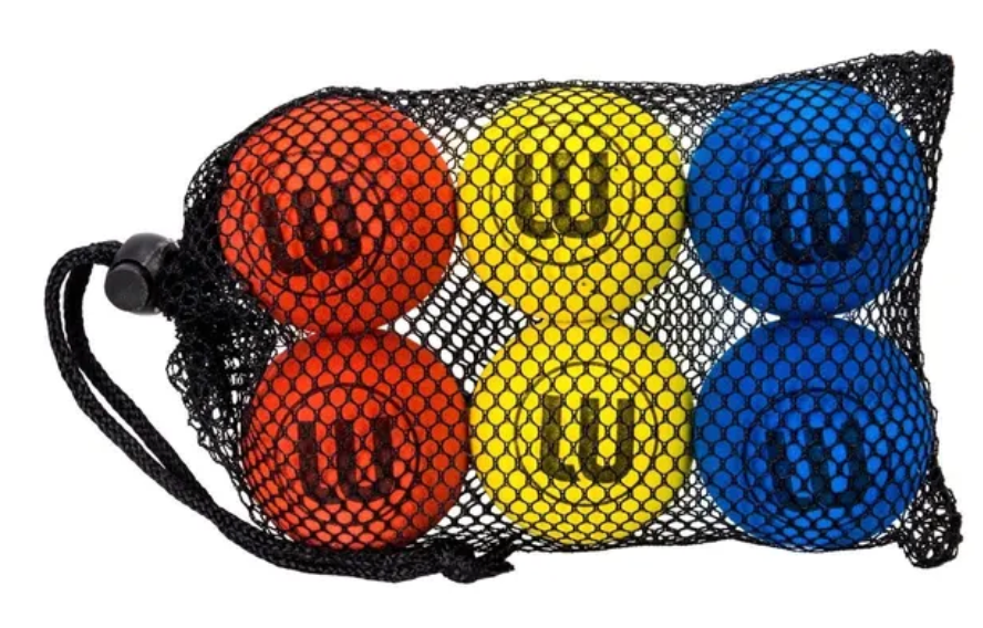Winnwell Mini Hockey Balls - 6 pack