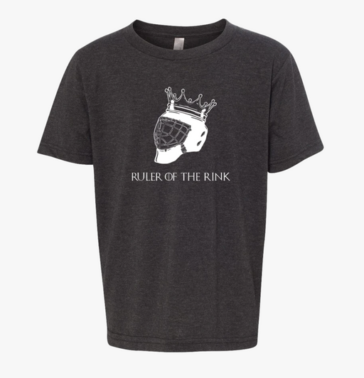 Ruler of the Rink Goodwood Hockey Happy Place Youth Tee Shirt